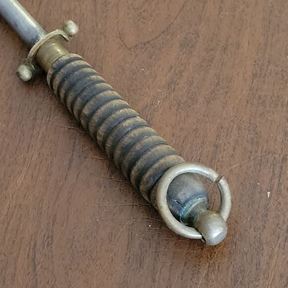 Antique 14" Steel J. A. HENCKELS Knife Sharpening Steel Rod Sharpener Rod - Picture 6 of 11